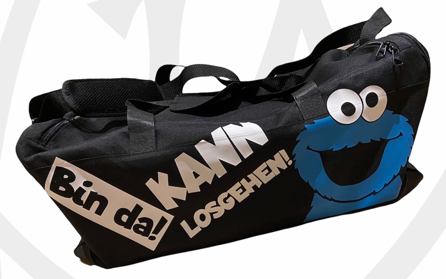 Eine individuell bedruckte Sporttasche von 1A Design aus Siegen