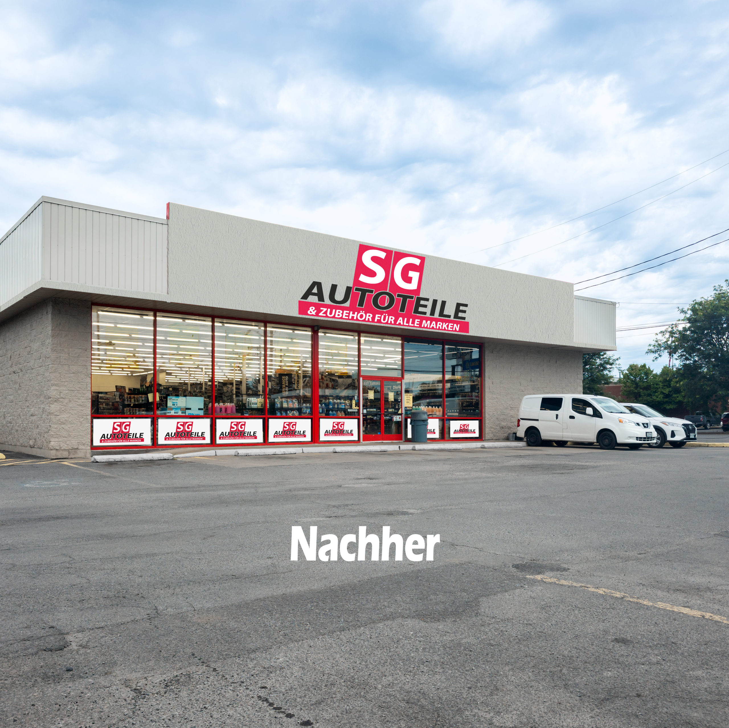 Ein Stockbild nach der Bearbeitung.