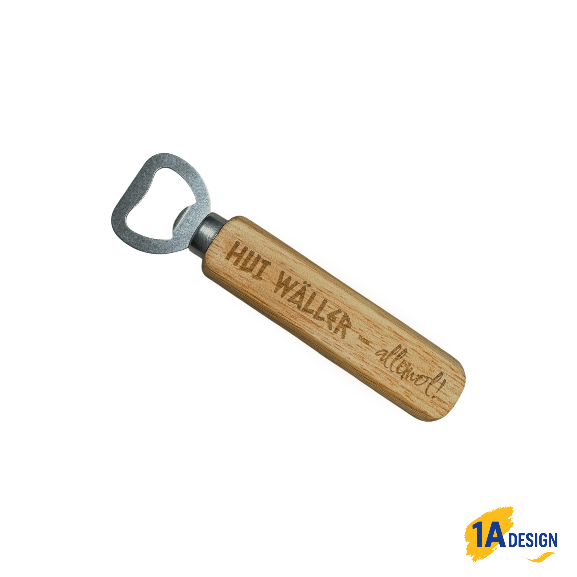 Premium Holz-Flaschenöffner mit Wunschgravur – Dein Unikat aus Echtholz – Bild 3