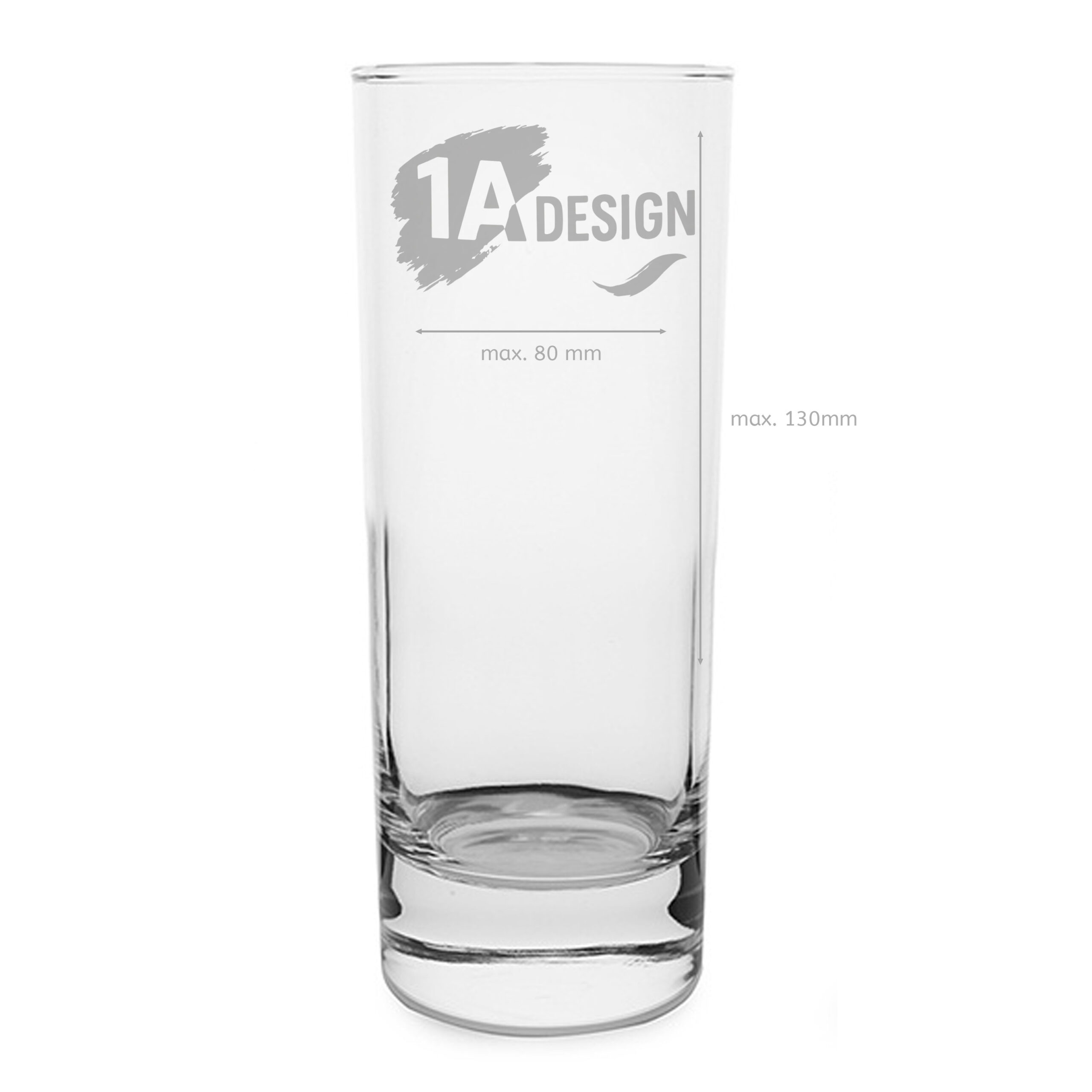 Individuelles Longdrink-Glas mit Wunschgravur (0,33l) – Bild 4
